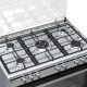 Thermogatz TGS 7301 IX . 04.401.095 Κουζίνα Ηλεκτρική 95lt με Εστίες Αερίου 90cm